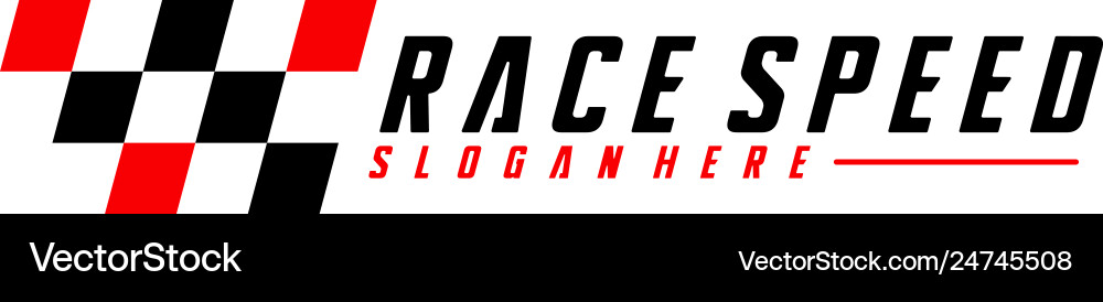 Race flag design concepts icon speed simple Race flag design concepts icon speed simple Vector Image