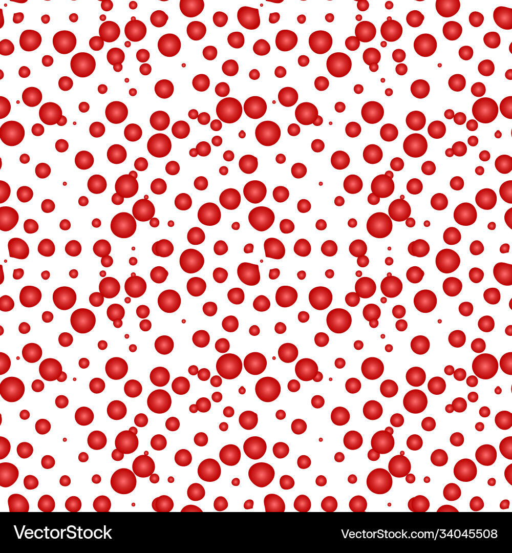 Red Circle Background Pattern Vector Image