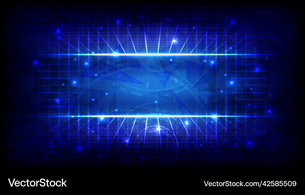 Abstract polygon background graphic data computer Vector Image