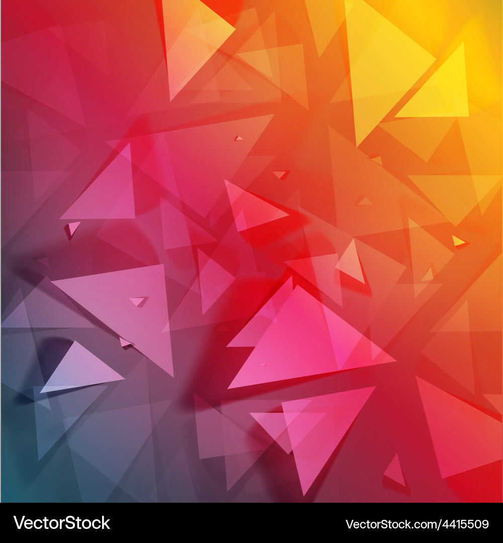 Background abstract polygon triangle Vector Image