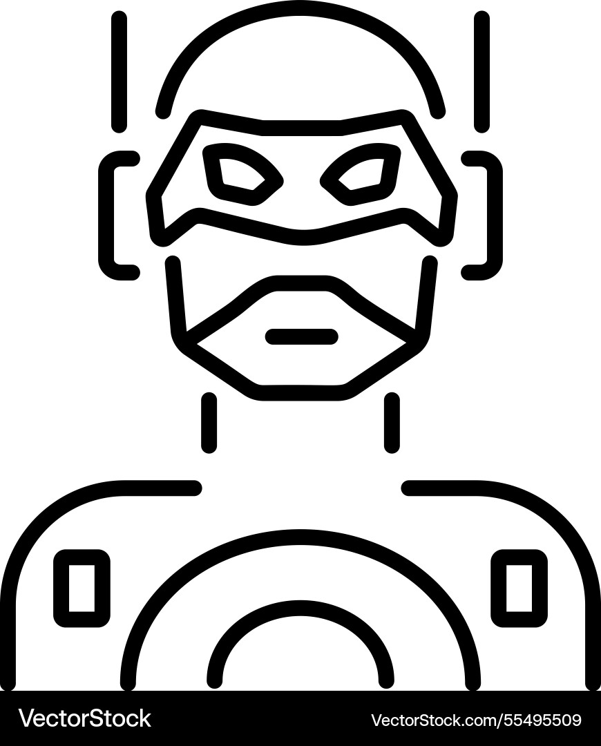 Cyberpunk rendering Vector Image