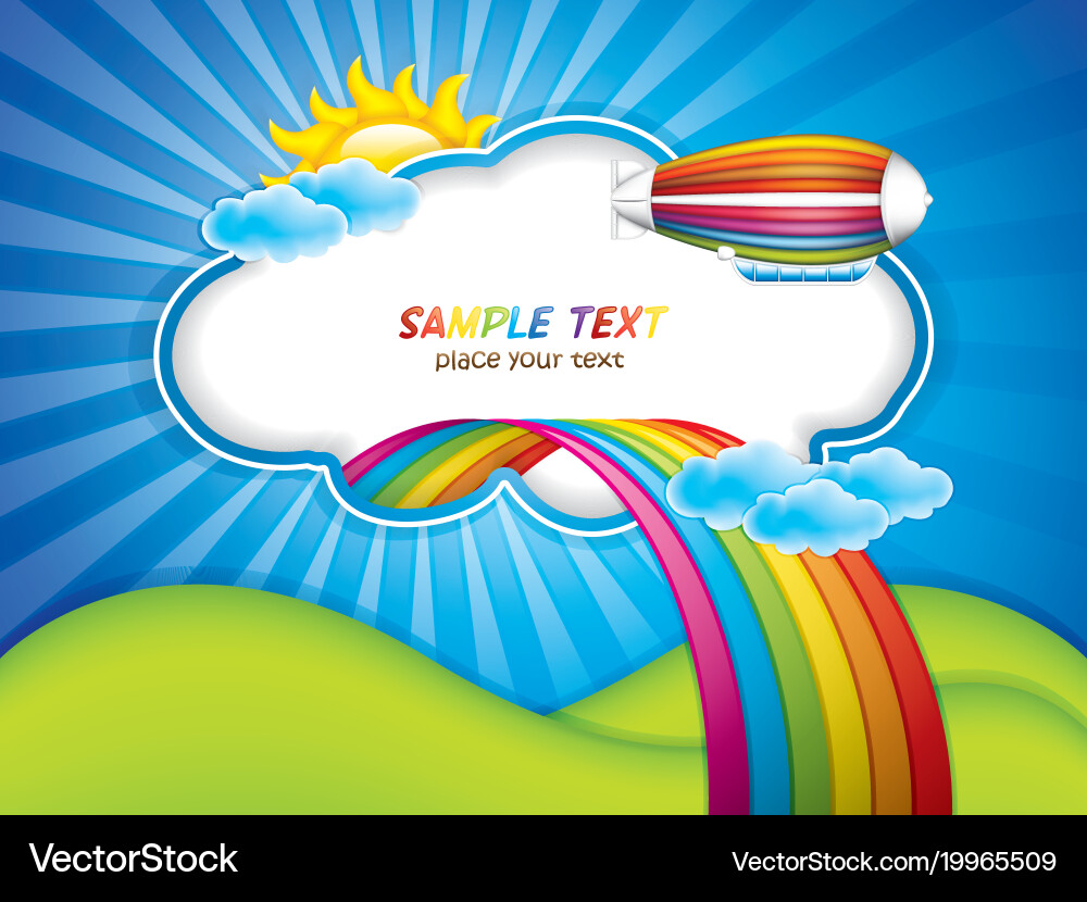 Spring frame Vector Image
