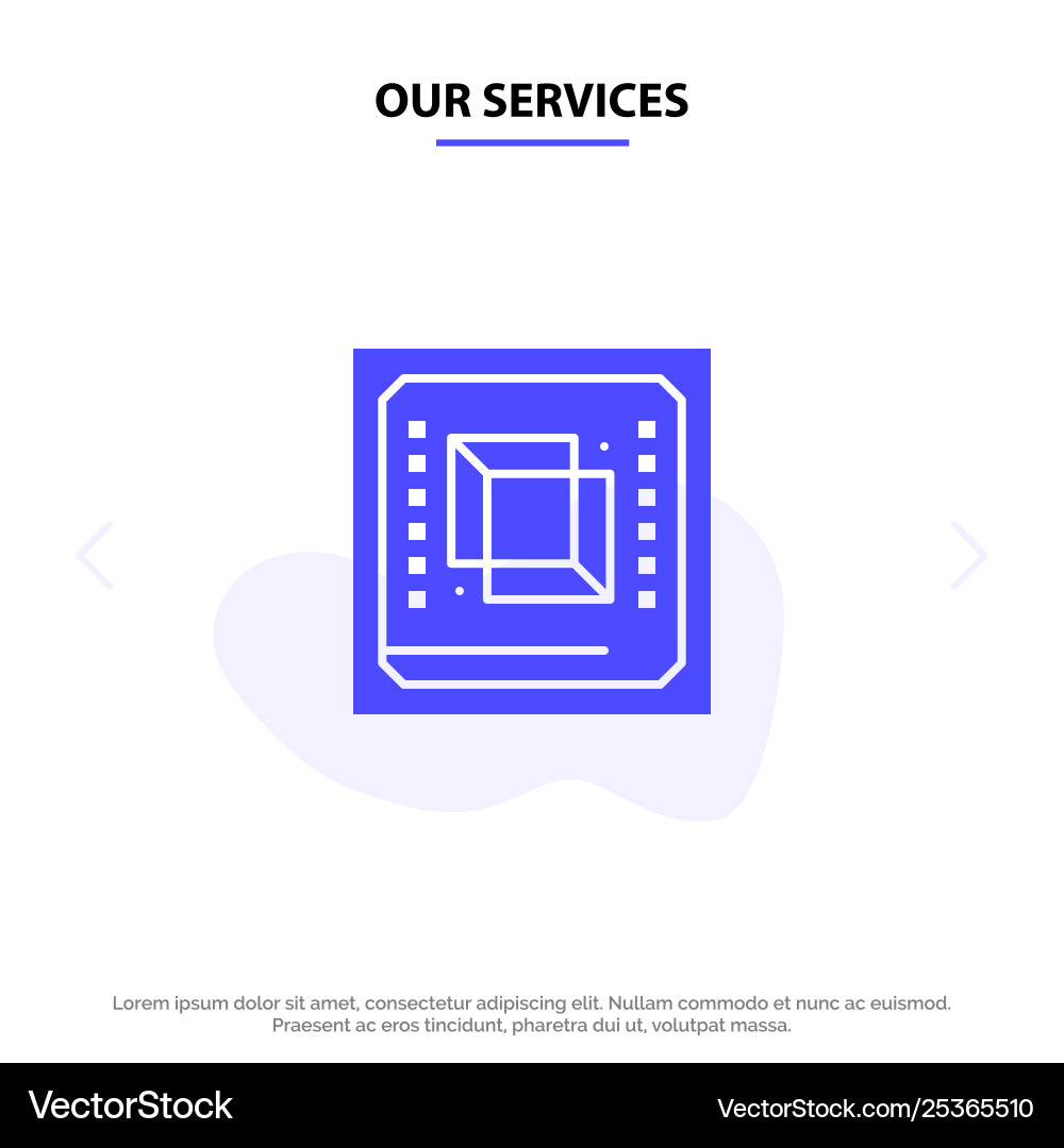 Our services chip computer cpu hardware processor Our services chip computer cpu hardware processor Vector Image