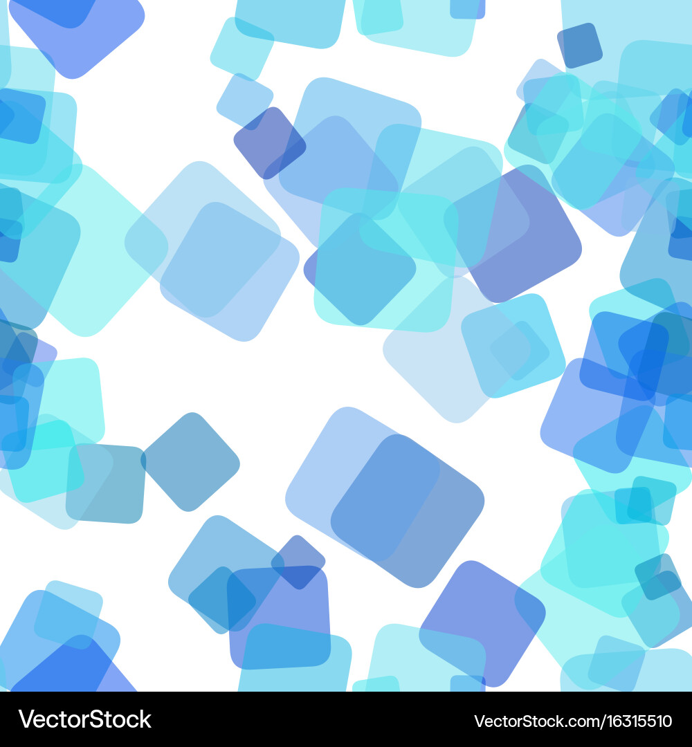 Seamless chaotic square pattern background Vector Image
