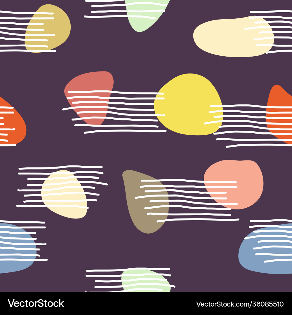 Simple abstract shape with line repeat pattern Simple abstract shape with line repeat pattern Vector Image