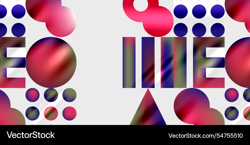Triangles circles squares rectangles design Triangles circles squares rectangles design vector image
