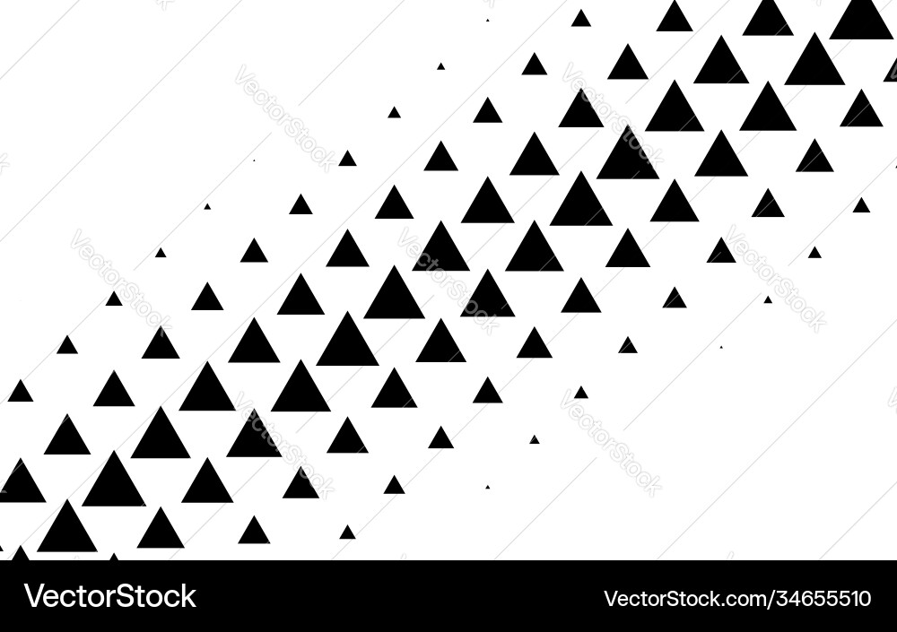 Triangles halftone triangle geometric background Triangles halftone triangle geometric background vector image