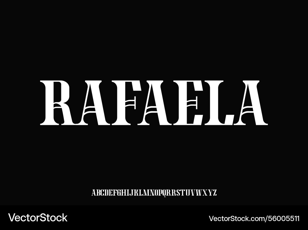 Display alphabet font design suitable Display alphabet font design suitable vector image