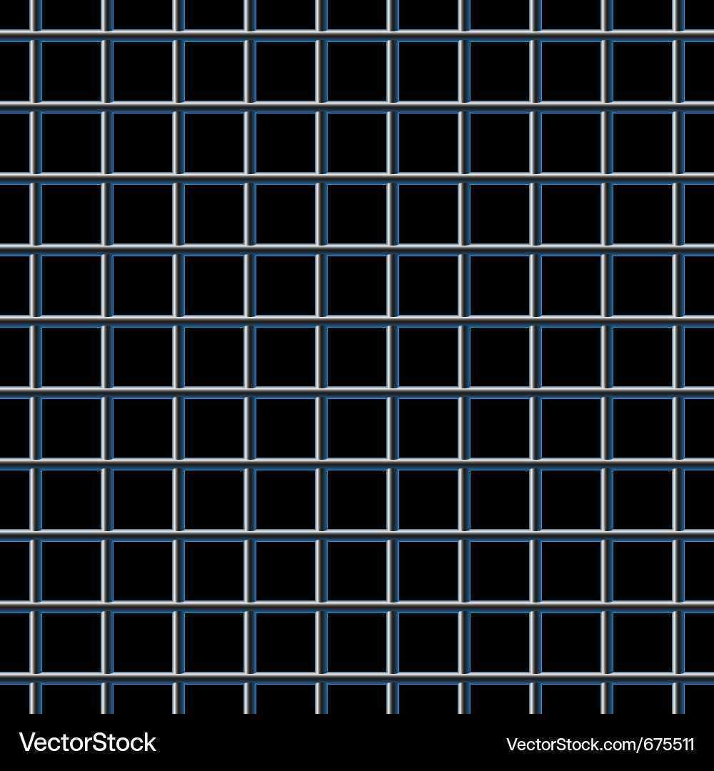 Metallic Grid Pattern Vector Image