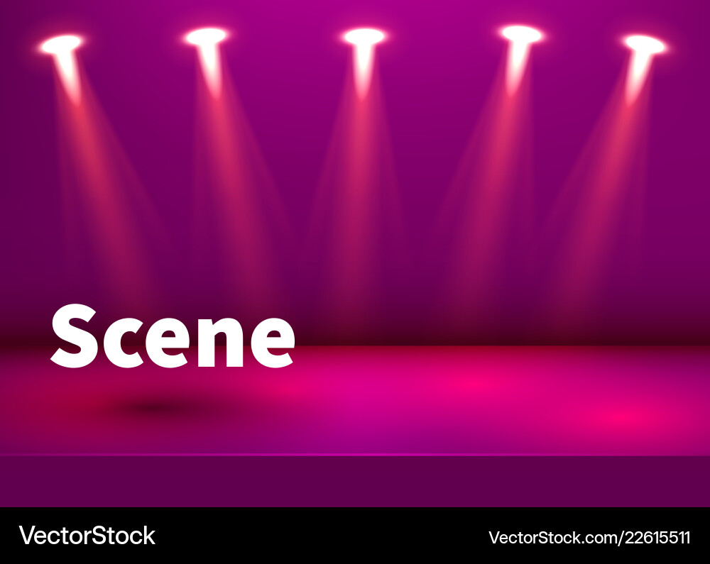 Studio table room product display with copy space Vector Image