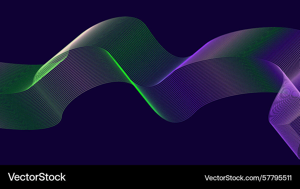 Wavy blend lines abstract background gradient Wavy blend lines abstract background gradient Vector Image