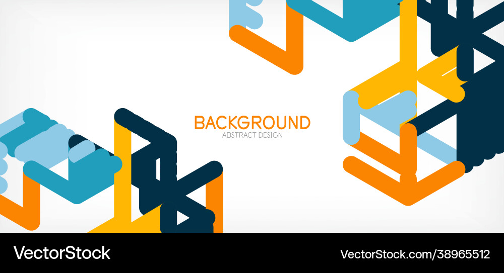 Abstract background color lines on white Abstract background color lines on white Vector Image