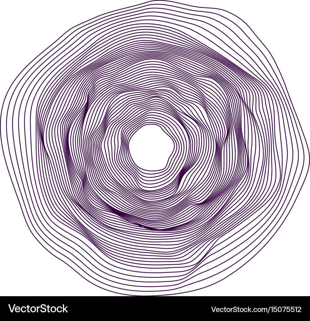 Abstract background with circles lines vector image