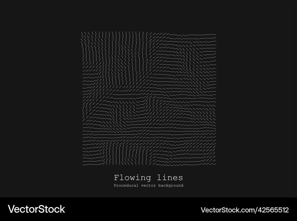 Abstract line matrix pattern noise flow dynamic Abstract line matrix pattern noise flow dynamic Vector Image