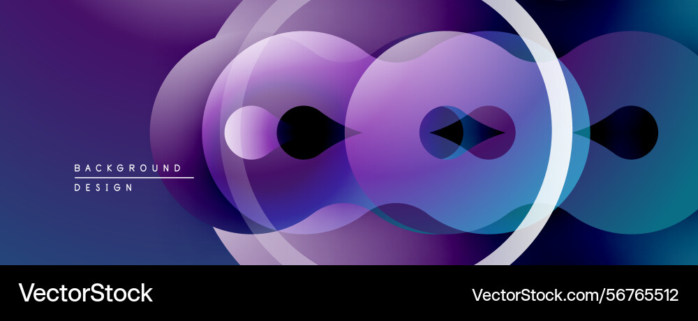 Abstract purple design features overlapping Abstract purple design features overlapping Vector Image