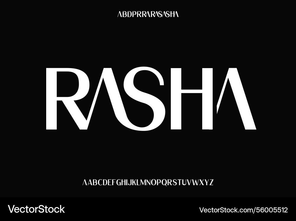 Display alphabet font design suitable Display alphabet font design suitable vector image