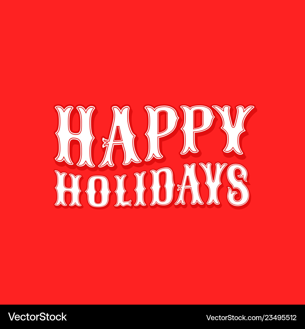 Festive Holiday Red Background Vector Image