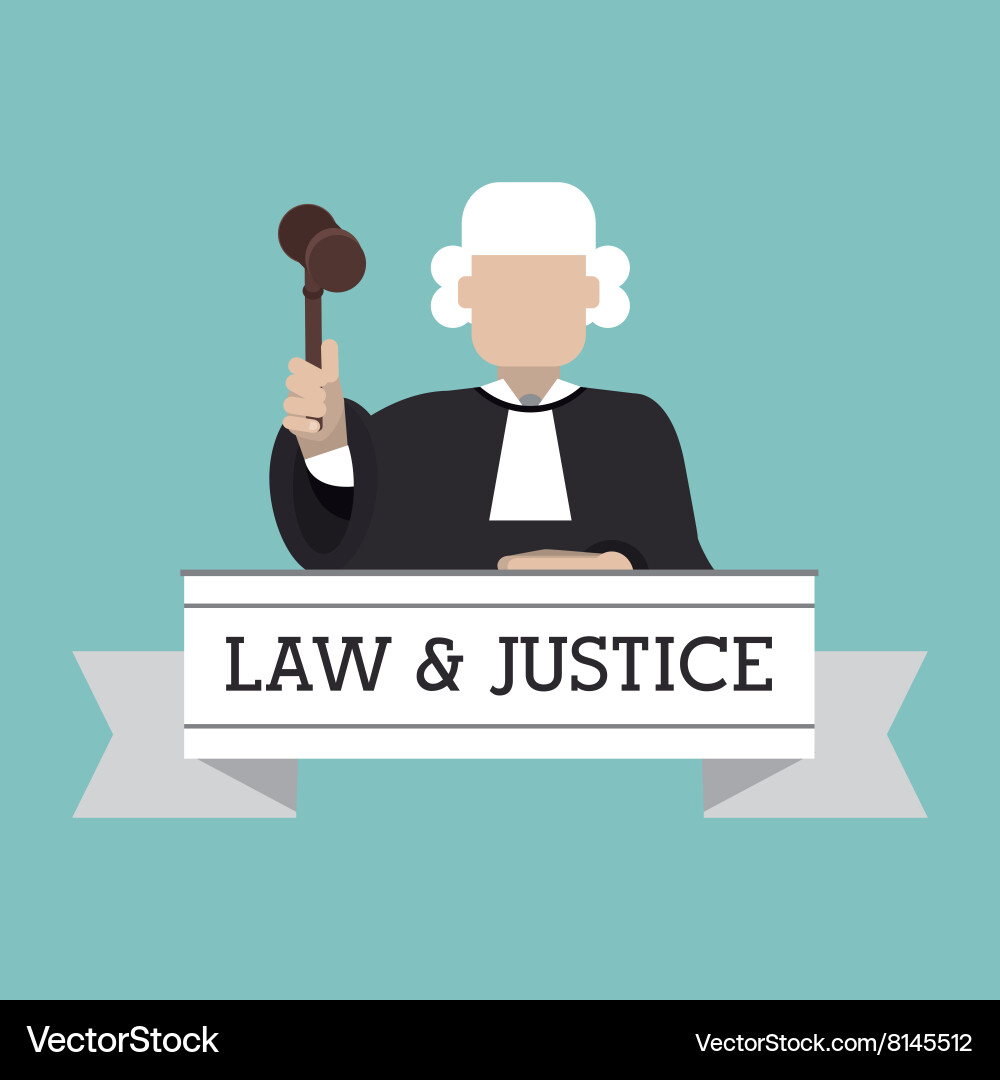 Judge icon design Vector Image