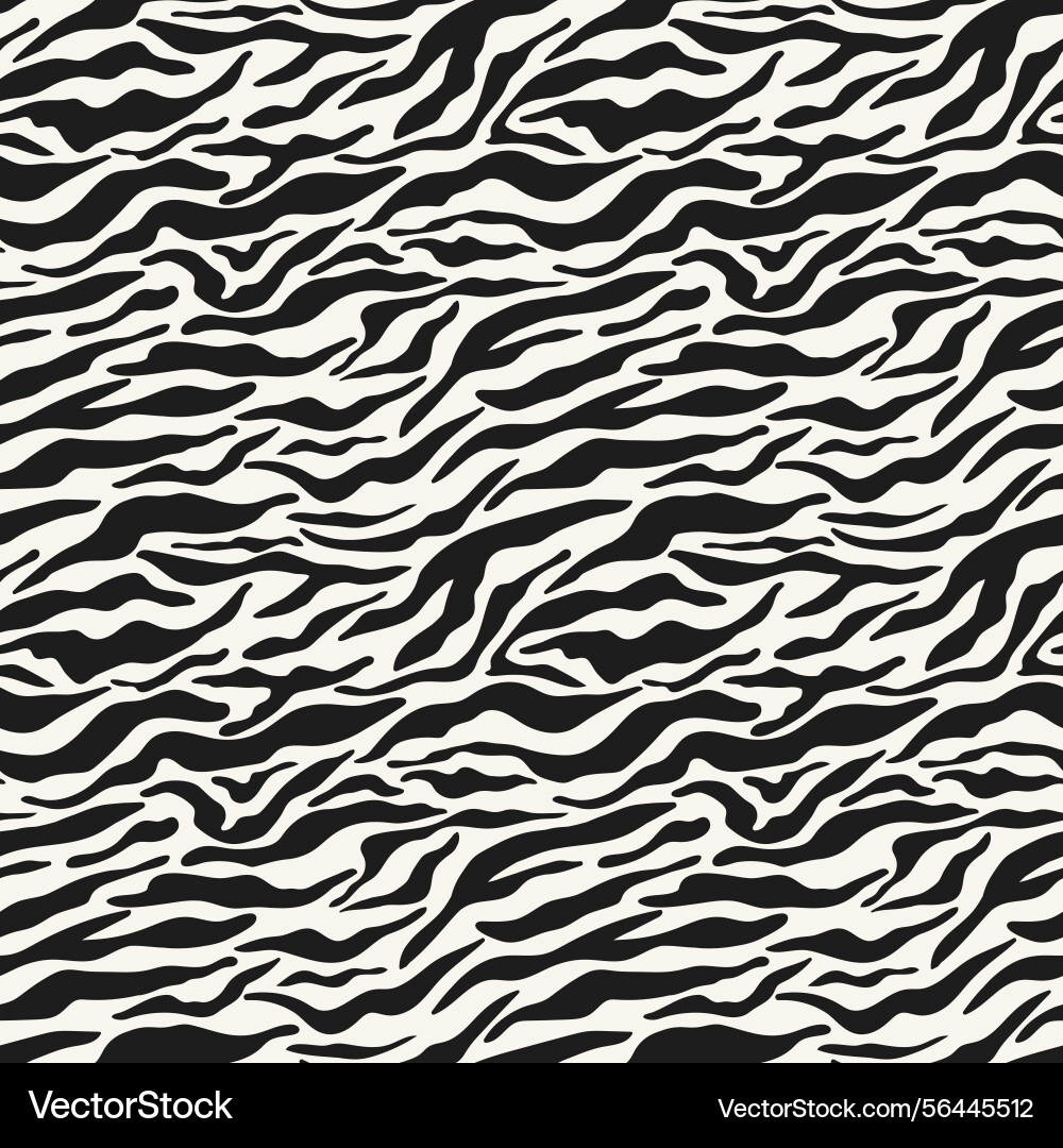 Modern zebra print seamless pattern design Modern zebra print seamless pattern design vector image