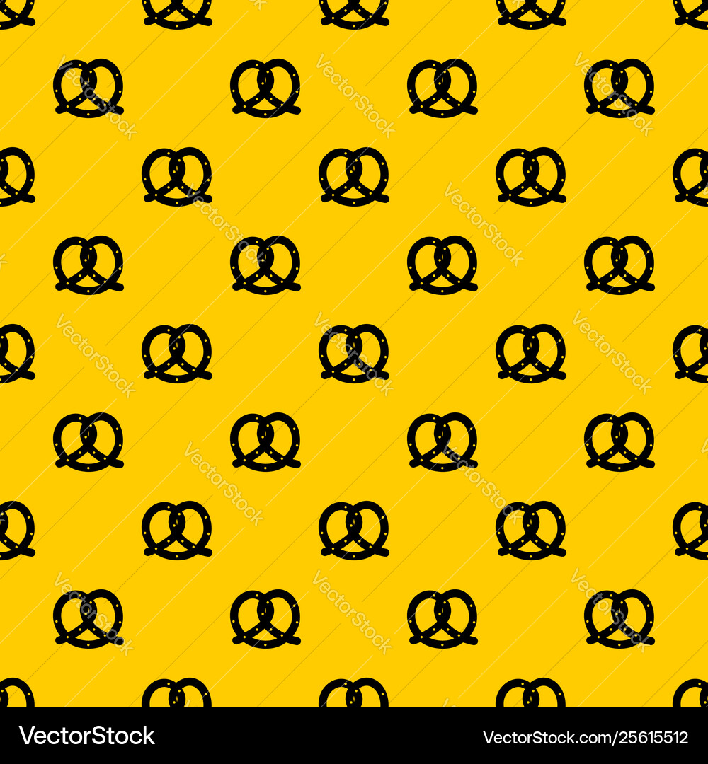Pretzel pattern Pretzel pattern vector image