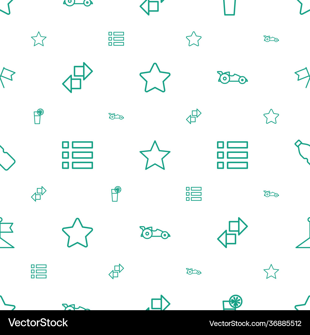 Ui icons pattern seamless white background Vector Image