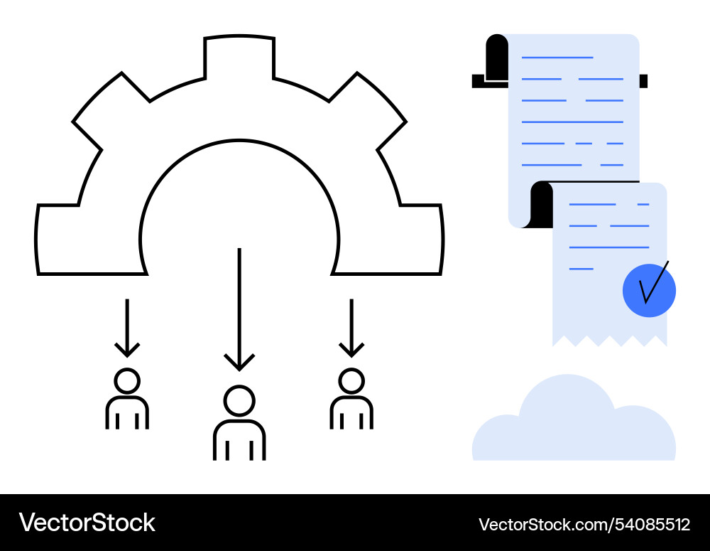 Workflow Automatisierungs- und Aufgabenzuordnungskonzept Workflow Automatisierungs- und Aufgabenzuordnungskonzept vektorbild