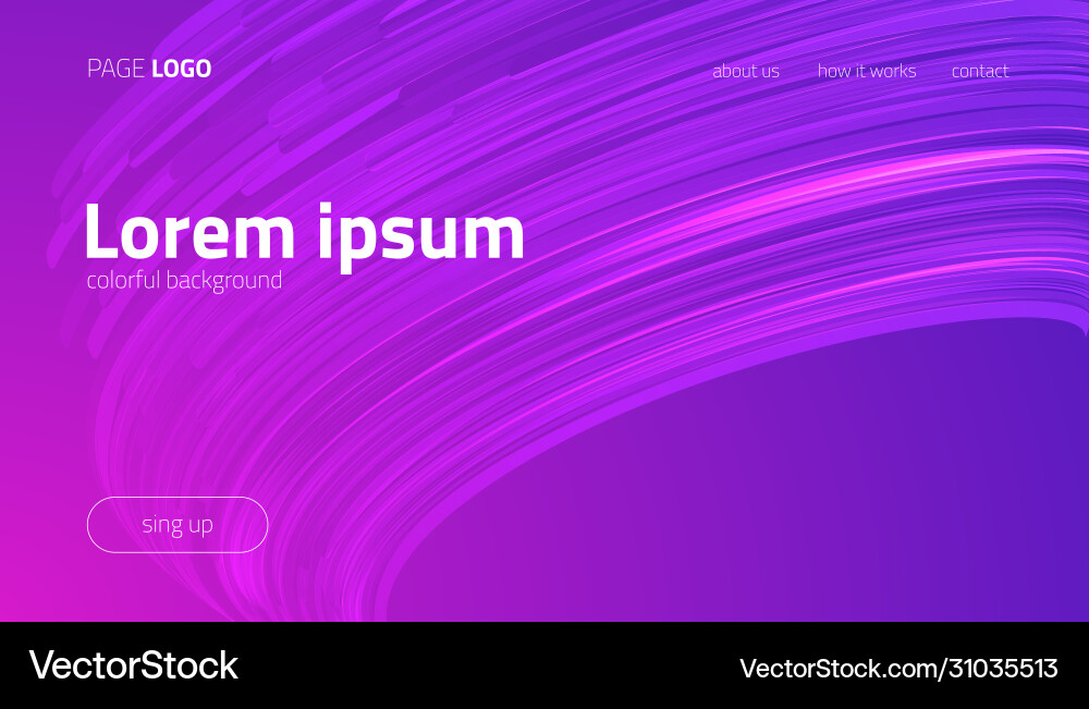 Abstract Fluid Background vector image
