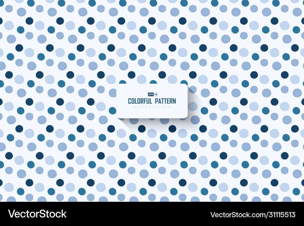 Abstract minimal blue dots pattern design artwork Abstract minimal blue dots pattern design artwork vector image