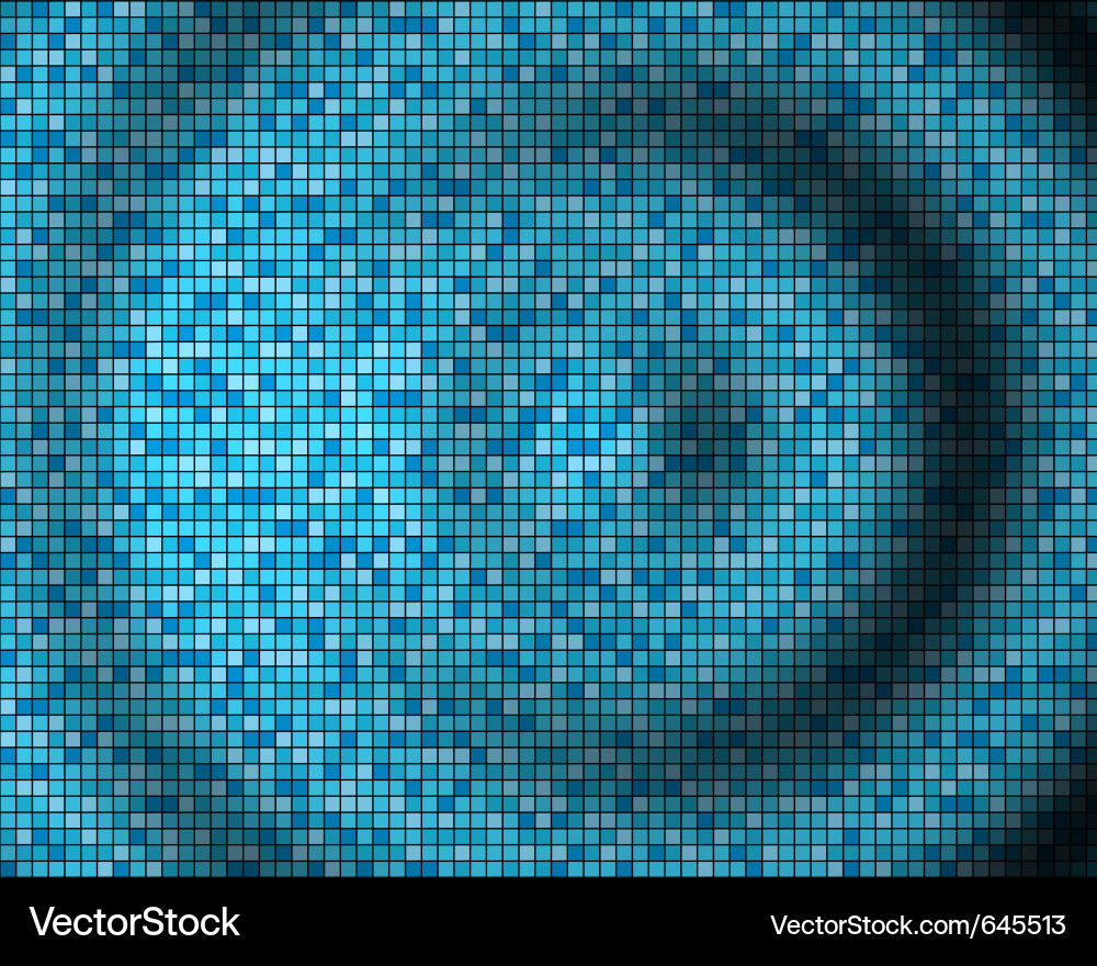 Dynamic Blue Wave Pattern vector image