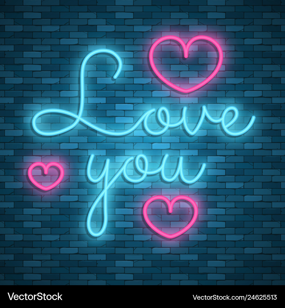 Happy valentines day neon stock images Happy valentines day neon stock images vector image