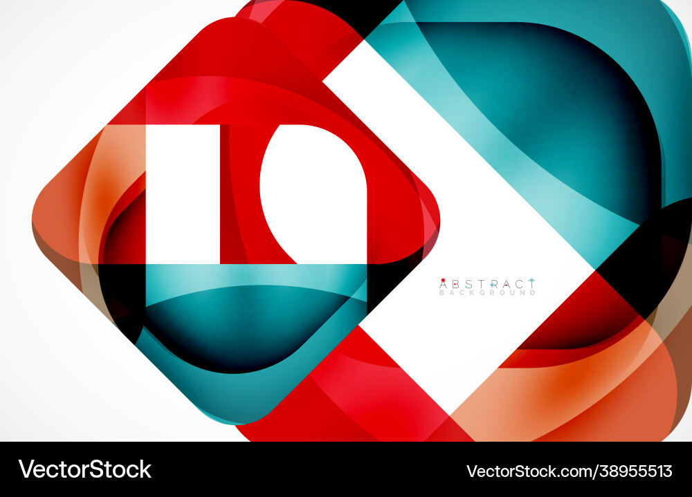Minimal background abstract square shape vector image
