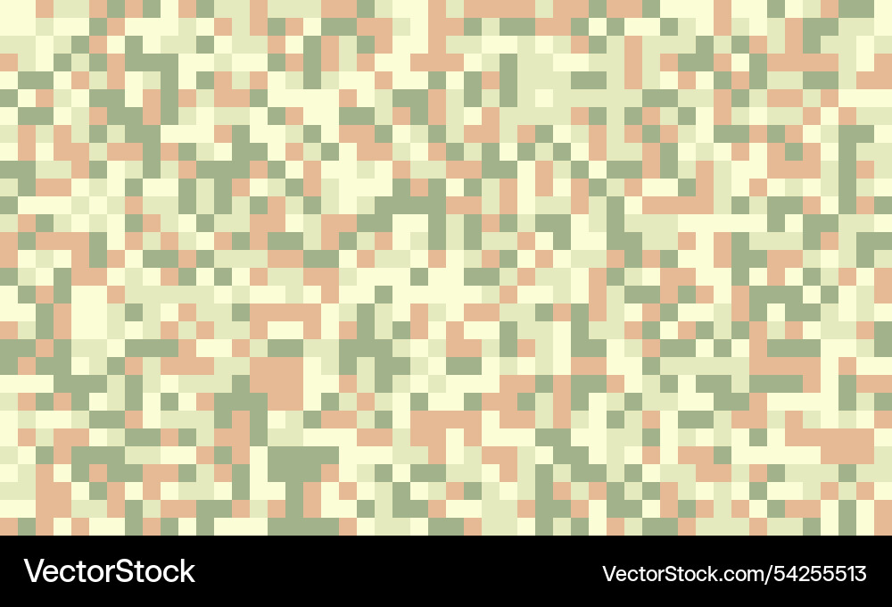 Textured cube pattern with colourful tiles vector image