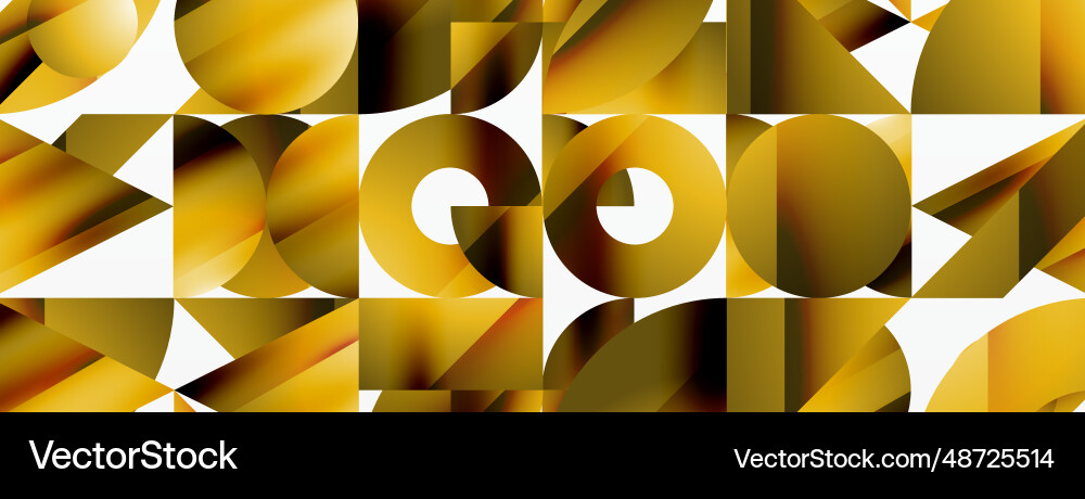 Assorted geometric shapes unite in a minimalistic Assorted geometric shapes unite in a minimalistic Vector Image