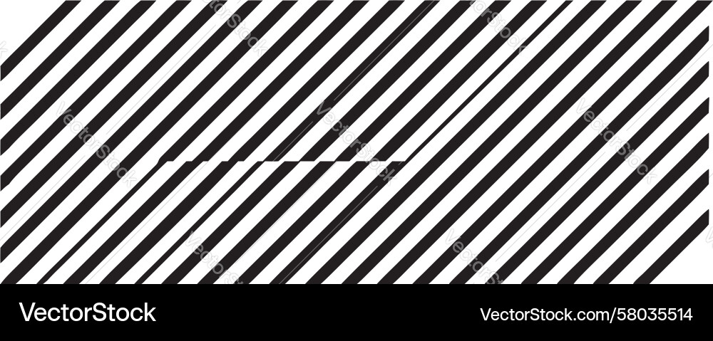Bold Diagonal Stripe Pattern Vector Image