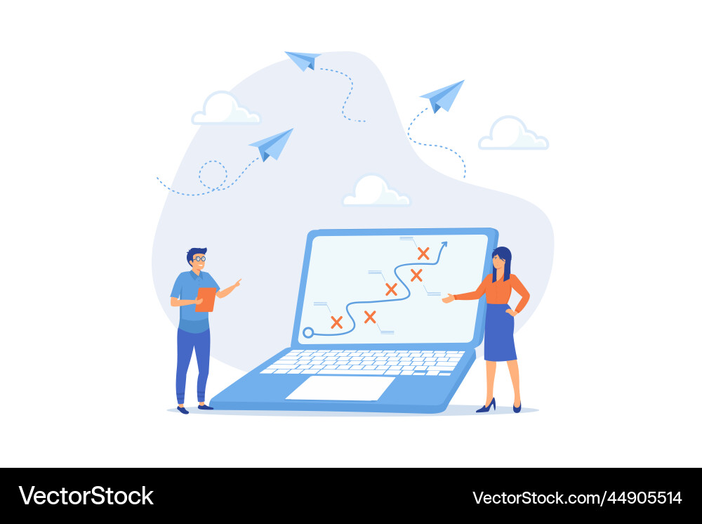 Digitale Strategie Online-Marketing oder Social Media Digitale Strategie Online-Marketing oder Social Media Vektorbild