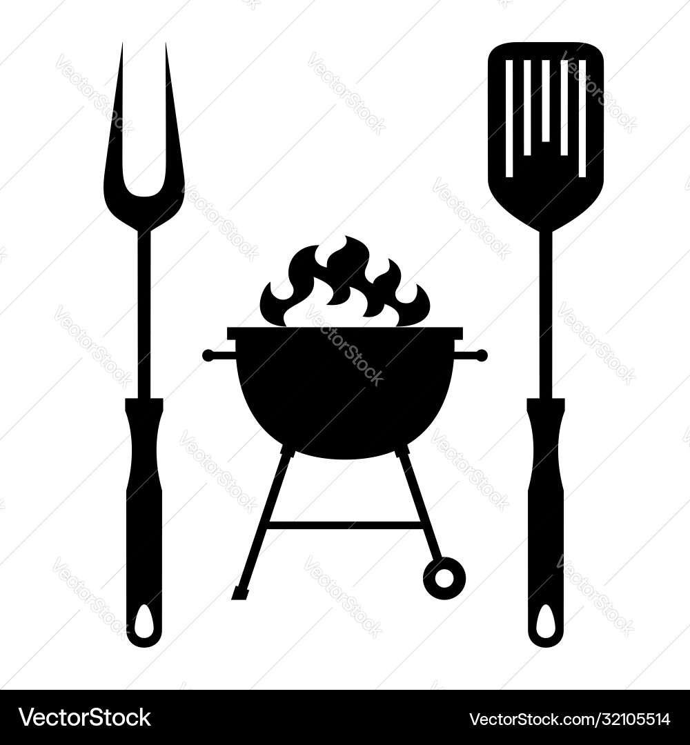 Grill tools Grill tools vector image