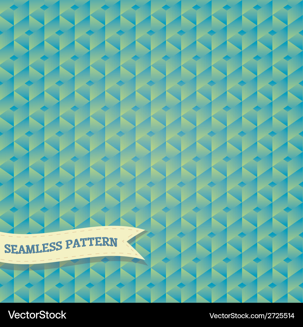 Hexagonal Mosaic Pattern vector image