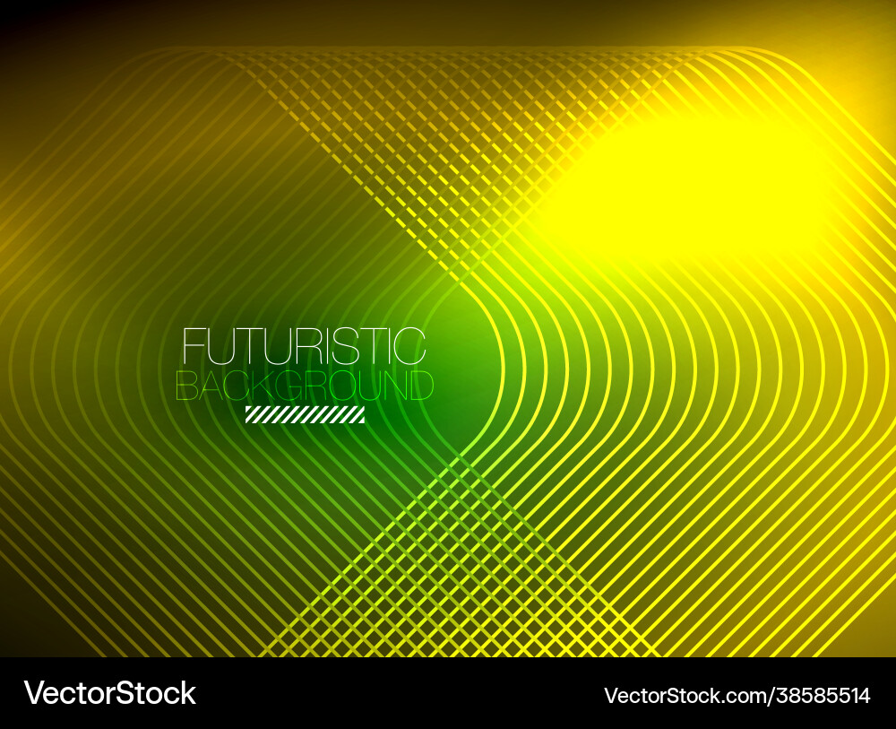 Neon color square shape lines abstract background Neon color square shape lines abstract background Vector Image