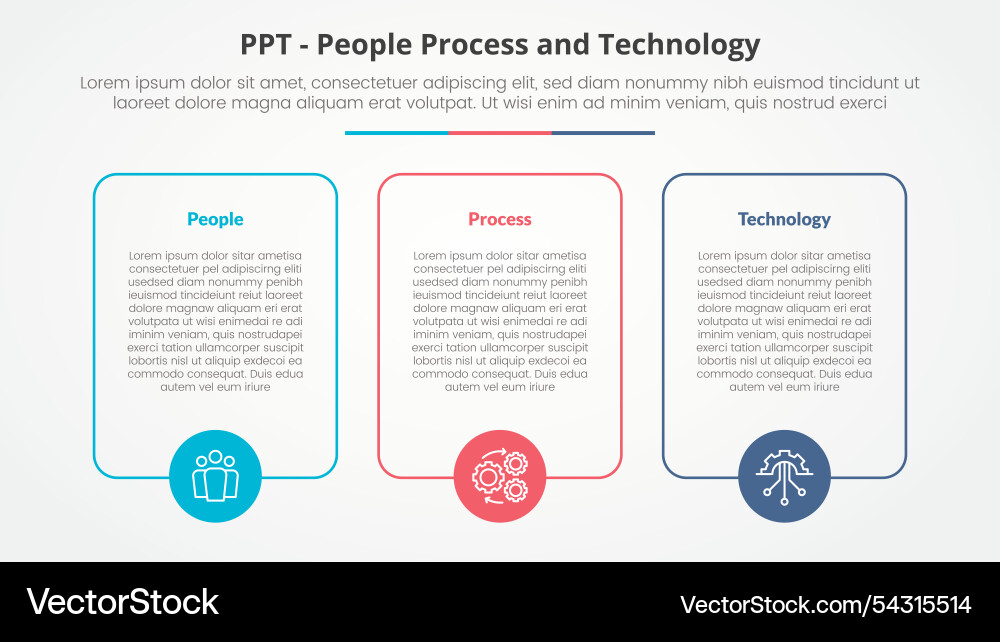 Ppt framework infographic concept for slide vector image