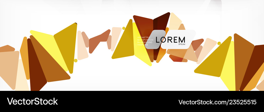 Mosaic triangular low poly style abstract Mosaic triangular low poly style abstract Vector Image