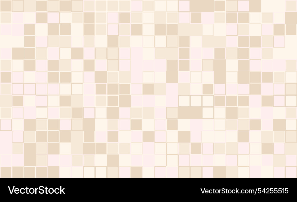 Textured cube pattern with colourful tiles vector image