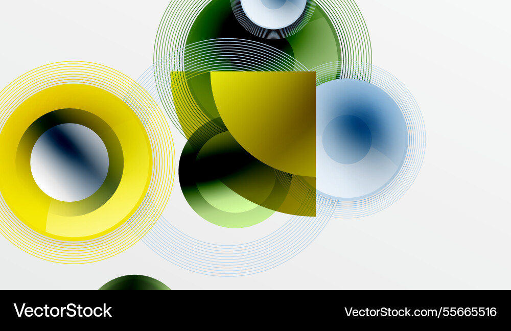 Abstract composition of overlapping circles Abstract composition of overlapping circles Vector Image