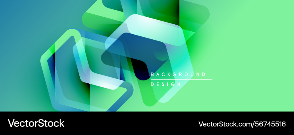 Abstract geometric shapes overlap creating Abstract geometric shapes overlap creating vector image