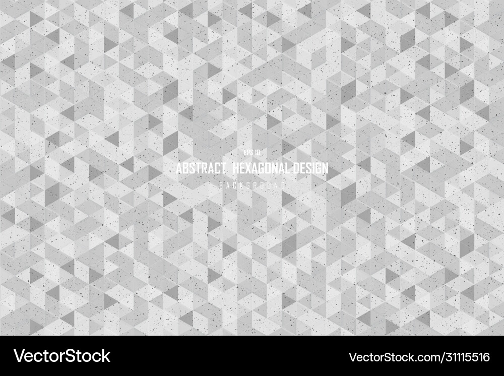 Hexagonal Tech Pattern Vector Image