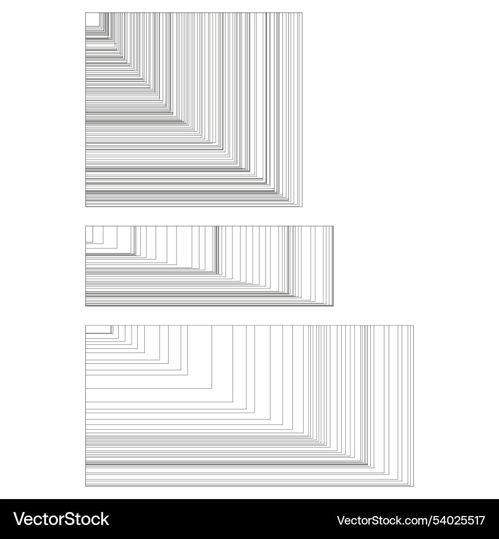 Abstract linear pattern geometric shape design Abstract linear pattern geometric shape design vector image