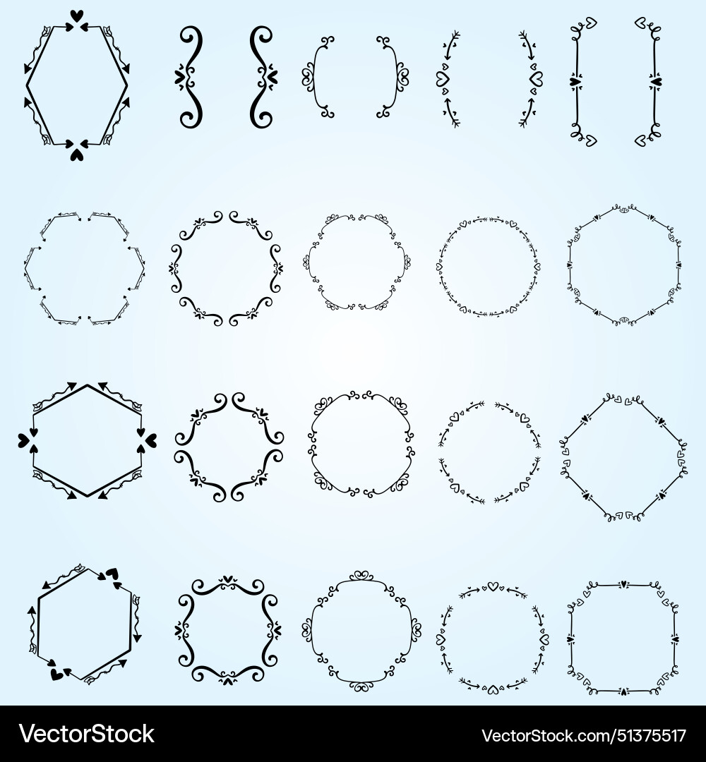 Border shape design Vector Image
