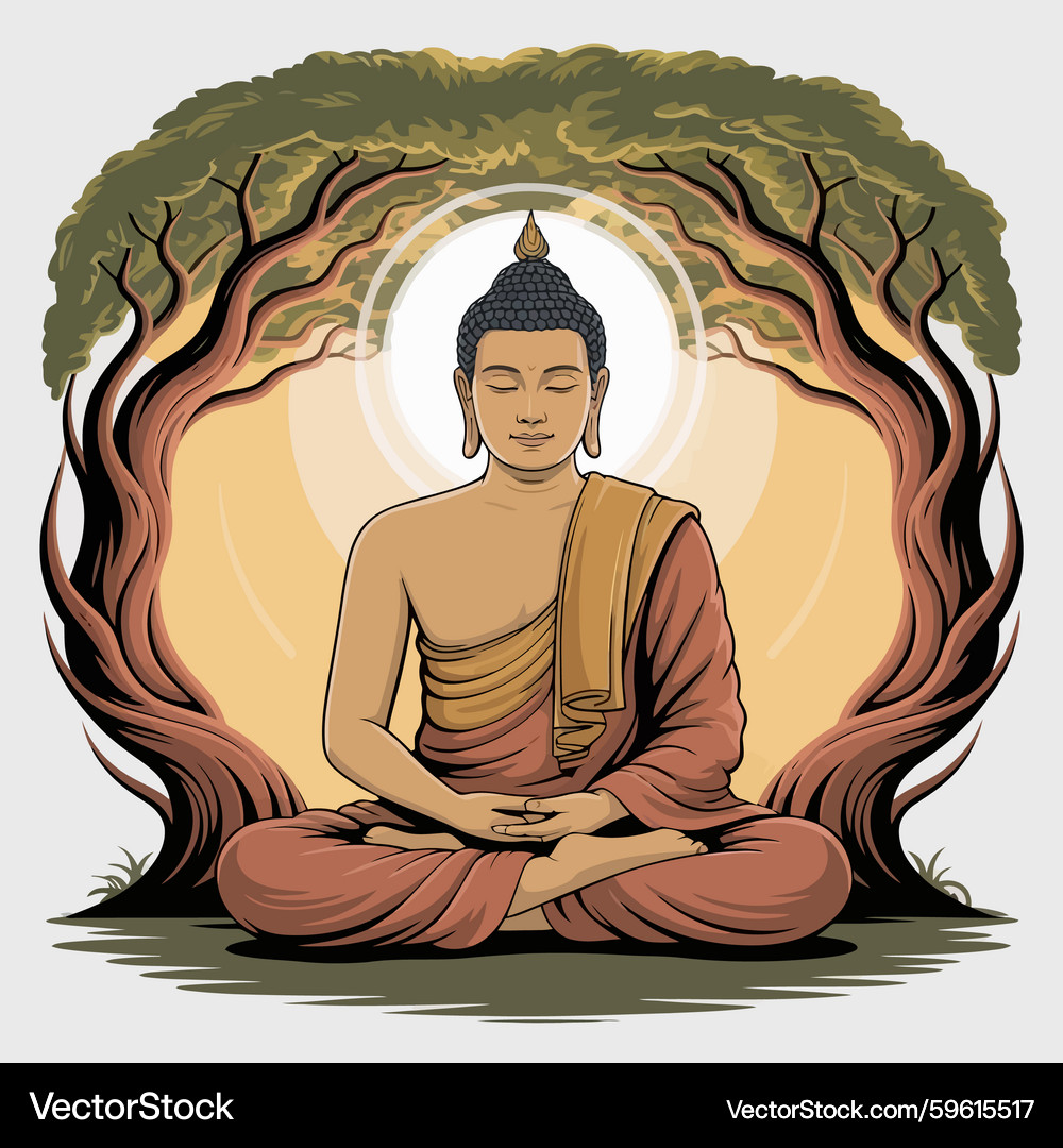 https://cdn.vectorstock.com/i/1000v/55/17/buddha-meditating-under-bodhi-tree-vector-59615517.jpg