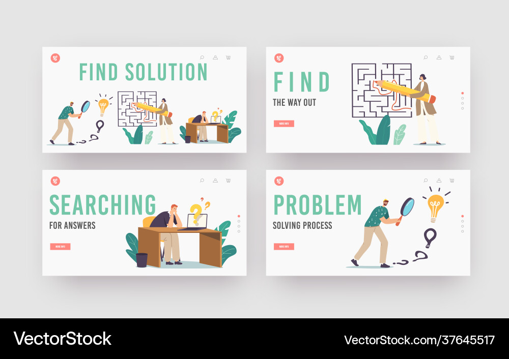 Find solution challenge and problem solving Find solution challenge and problem solving Vector Image
