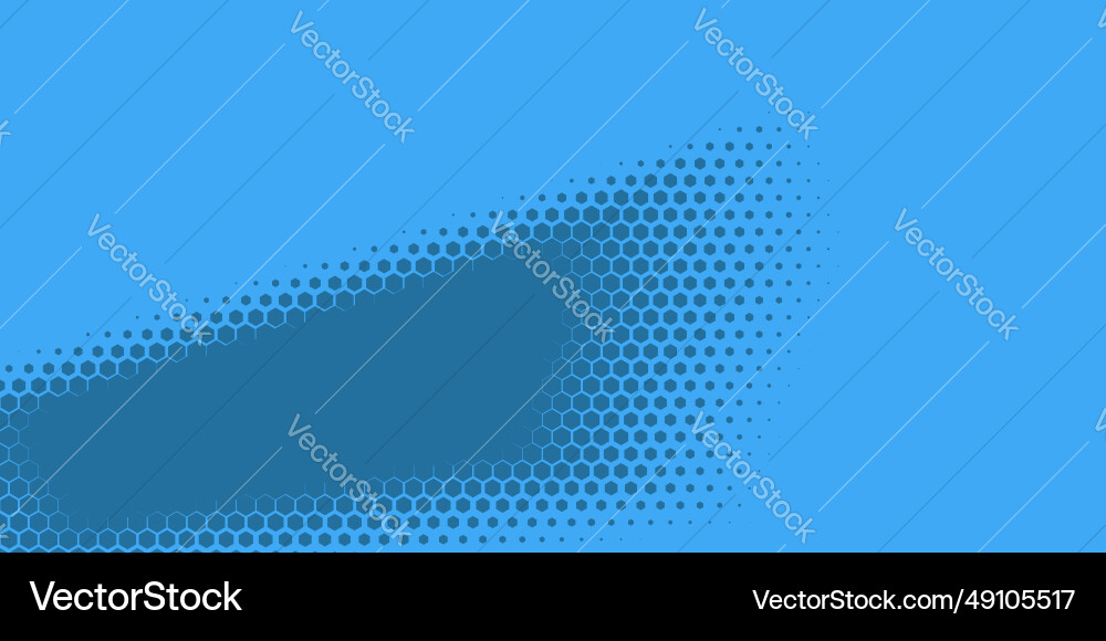 Geometric abstract hexagon two color background Vector Image