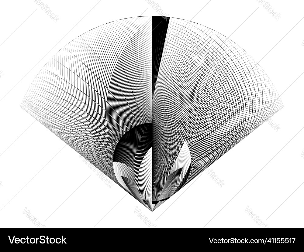 Rgb abstract halftone lines dynamic background Vector Image